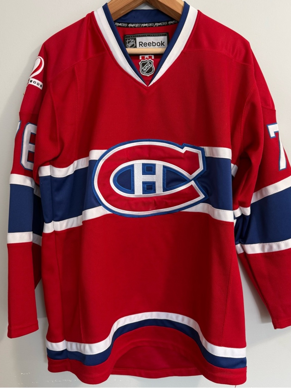 Reebok Montreal Canadiens PK Subban #76 NHL hockey jersey 2009